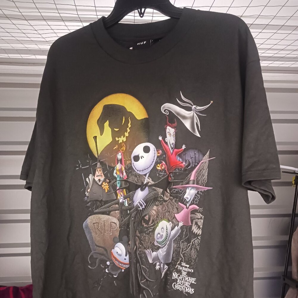 NEW HUF Nightmare Before Christmas T Shirt